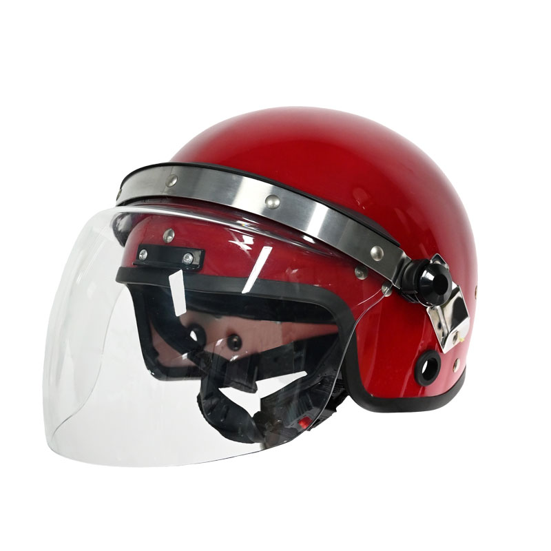 Casco antideflagrante migliorato con specchio dritto